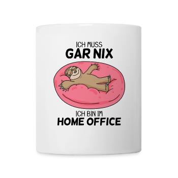 Home Office - Tasse - Weiß - Vorne