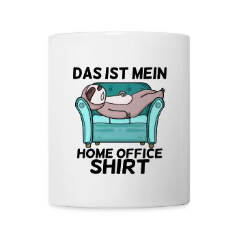 Home Office Büro - Tasse - Weiß - Vorne