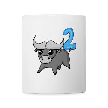 2 Jahre alt - 2. Geburtstag Geschenk - Tasse - Weiß - Vorne