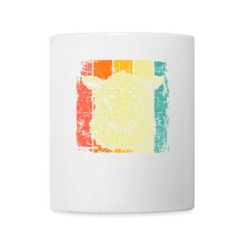 Vintage sheep - Mug - white - Front