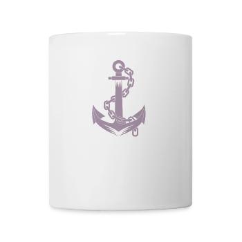 Saillier d’ancre Sailboat Design - Mug blanc - blanc - Devant