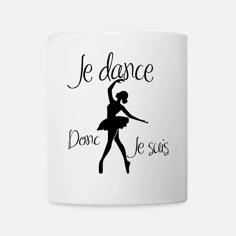 je dance donc je suis - Mug blanc - blanc