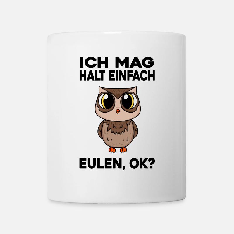 Eule - Tasse - Weiß