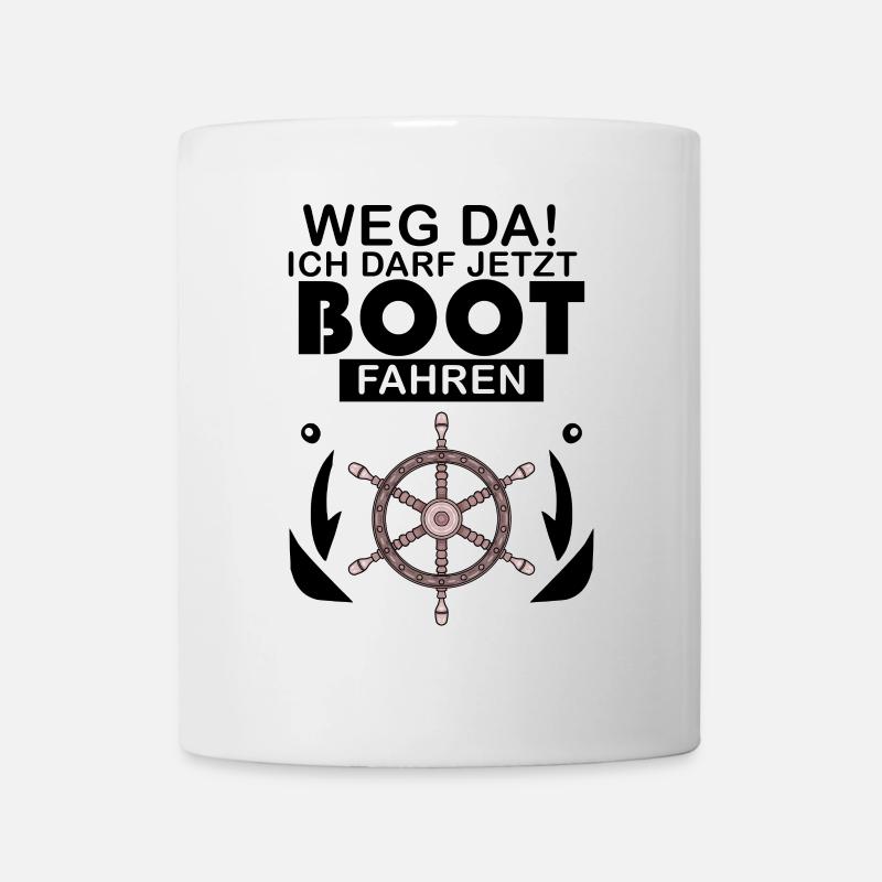 Bootsführerschein Motorboot Geschenk - Tasse - Weiß