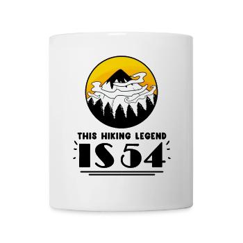 Mountain hiking 54th birthday hiker 54 years old - Mug - white - Front