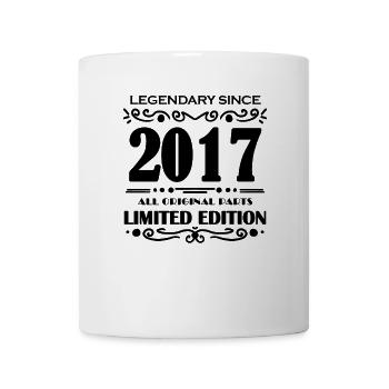 2017 - Year of construction 2017 - Vintage 2017 - Mug - white - Front