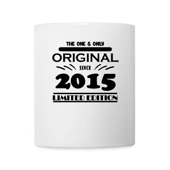 2015 - Baujahr 2015 - Jahrgang 2015 - Tasse - Weiß - Vorne
