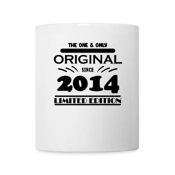 2014 - Year of construction 2014 - Vintage 2014 - Mug - white - Front