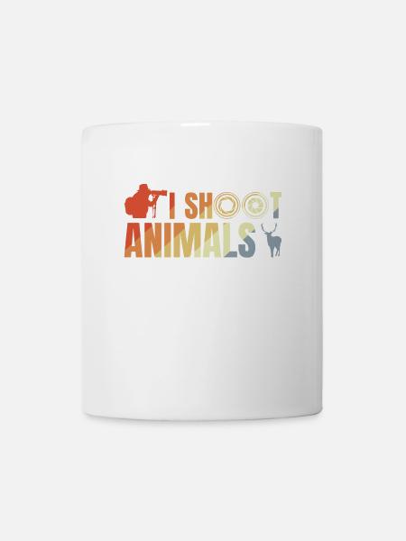 Ich fotografiere Tiere - Tasse - Weiß