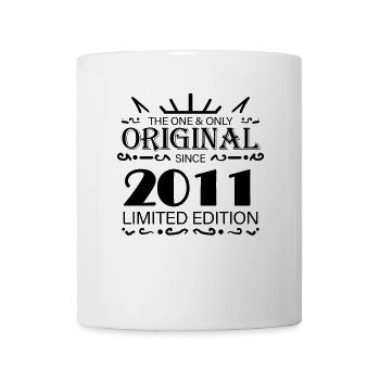 2011 - Année de construction 2011 - Millésime 2011 - Mug blanc - blanc - Devant