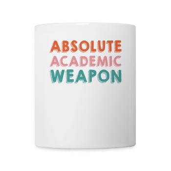 Studenten Absolute Academic Weapon - Tasse - Weiß - Vorne