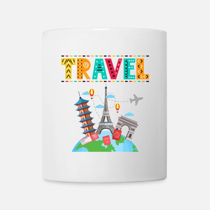 Travel - Gift idea for travel lovers - Mug - white