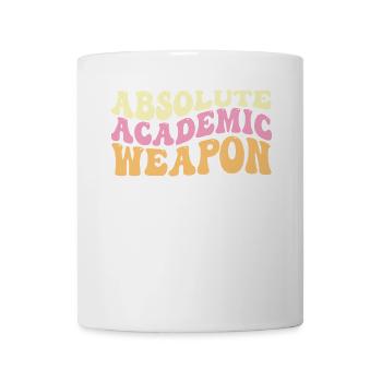 Students Absolute Academic Weapon - Mug - white - Front