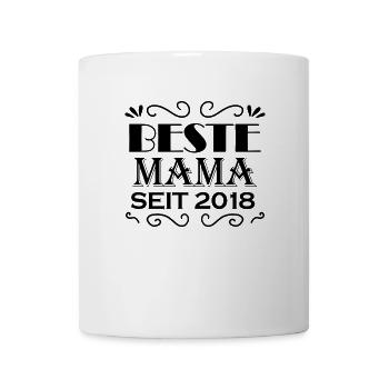 Beste Mama seit 2018 - Tasse - Weiß - Vorne