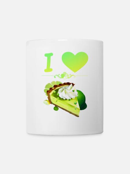 I Love Key Lime Pie - Tasse - Weiß