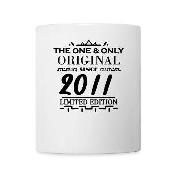 2011 - Année de construction 2011 - Millésime 2011 - Mug blanc - blanc - Devant