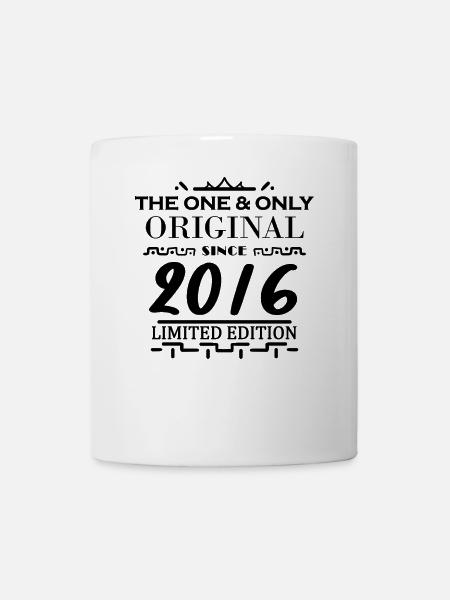 2016 - Baujahr 2016 - Jahrgang 2016 - Tasse - Weiß