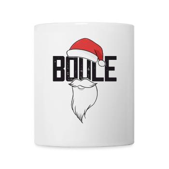 Boule Santa Tenue de pétanque pour Bouler pour boules - Mug blanc - blanc - Devant