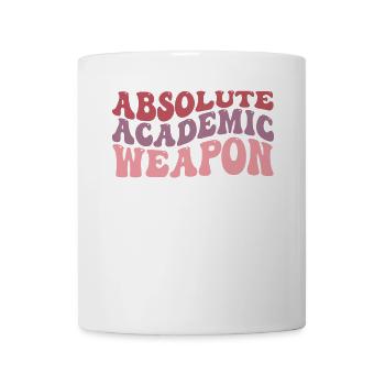 Studenten Absolute Academic Weapon - Tasse - Weiß - Vorne