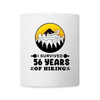 Berg Wanderer 56. Geburtstag 56 Jahre alt Geschenk - Tasse - Weiß - Vorne