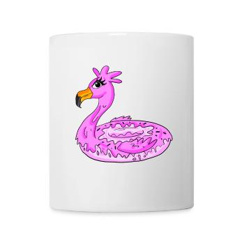 Flamingo Donut - Tasse - Weiß - Vorne