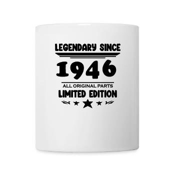 1946 - né en 1946 - année de construction 1946 - Mug blanc - blanc - Devant