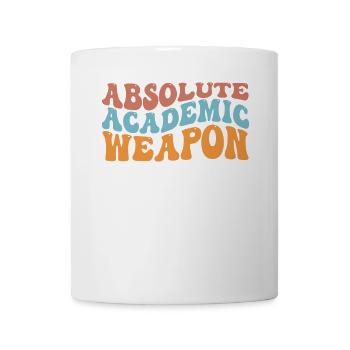 Studenten Absolute Academic Weapon - Tasse - Weiß - Vorne