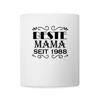 Beste Mama seit 1988 - Tasse - Weiß - Vorne