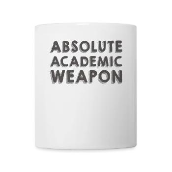 Studenten Absolute Academic Weapon - Tasse - Weiß - Vorne