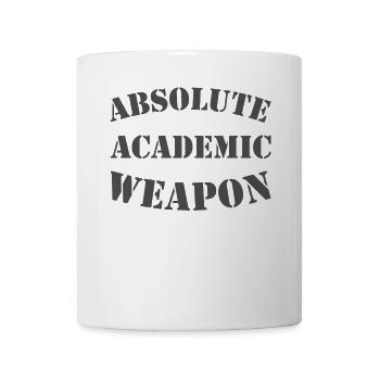Studenten Absolute Academic Weapon - Tasse - Weiß - Vorne