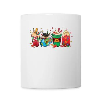 Herbst-heiße-schokolade-tasse Für Lehrer - Tasse - Weiß - Vorne