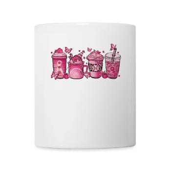 Brustkrebs Heiße Schokolade - Tasse - Weiß - Vorne