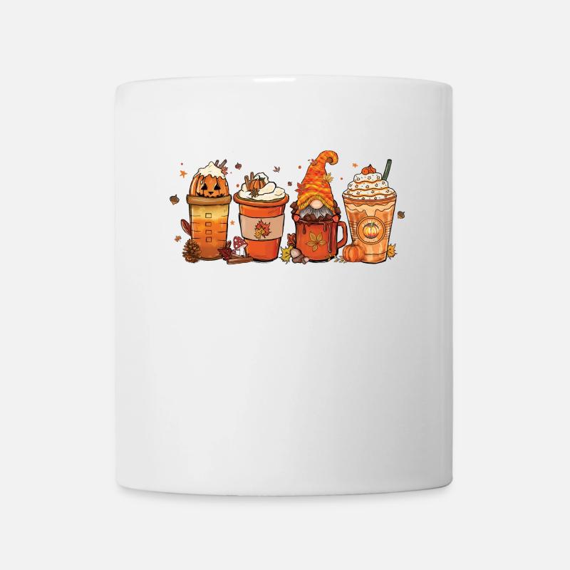Herbst-dankeschön-tasse Mit Heißer Schokolade - Tasse - Weiß