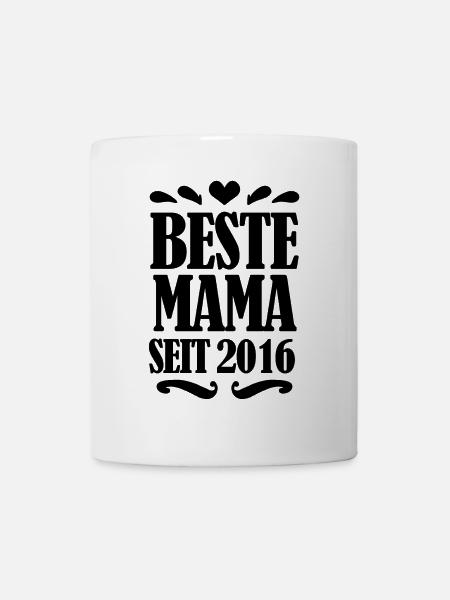 Beste Mama seit 2016 - Tasse - Weiß