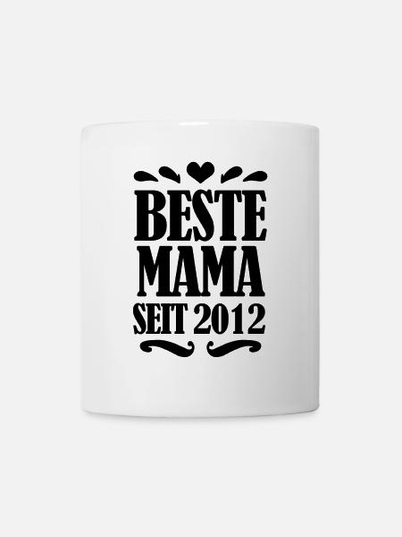 Beste Mama seit 2012 - Tasse - Weiß