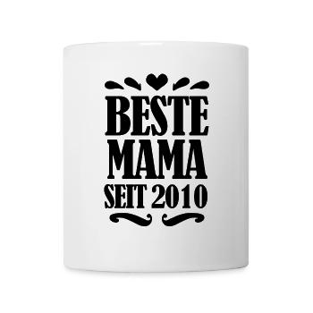 Beste Mama seit 2010 - Tasse - Weiß - Vorne