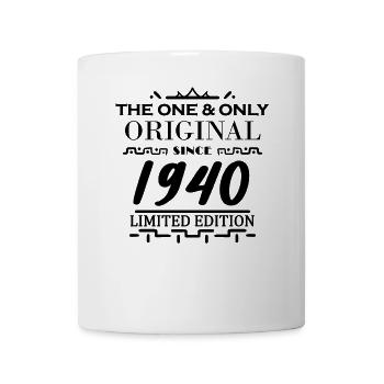 1940 - Year of construction 1940 - Born 1940 - Mug - white - Front