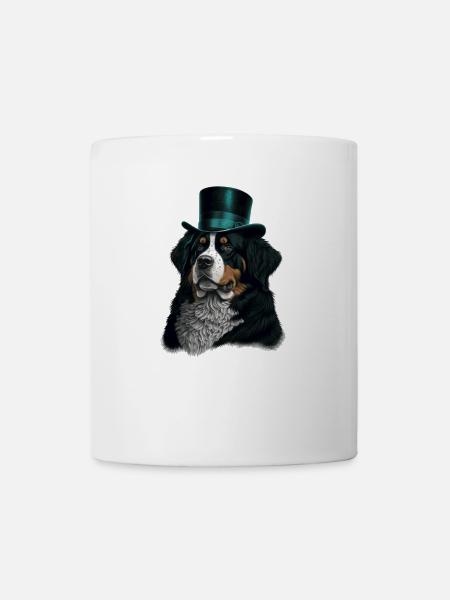 Dog Bernese Mountain Dog dog motif - Mug - white
