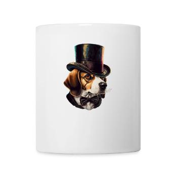 Dog Beagle dog motif - Mug - white - Front