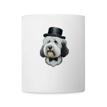 Dog Old English Sheepdog Dog motif - Mug - white - Front