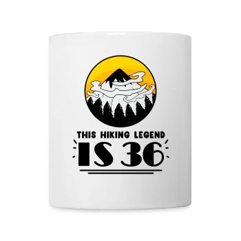 36. Geburtstag Wanderer 36 Jahre alt Berg Wandern - Tasse - Weiß - Vorne