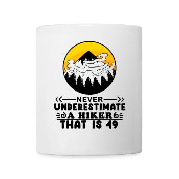 49th birthday hiker 49 years old mountain hiking - Mug - white - Front