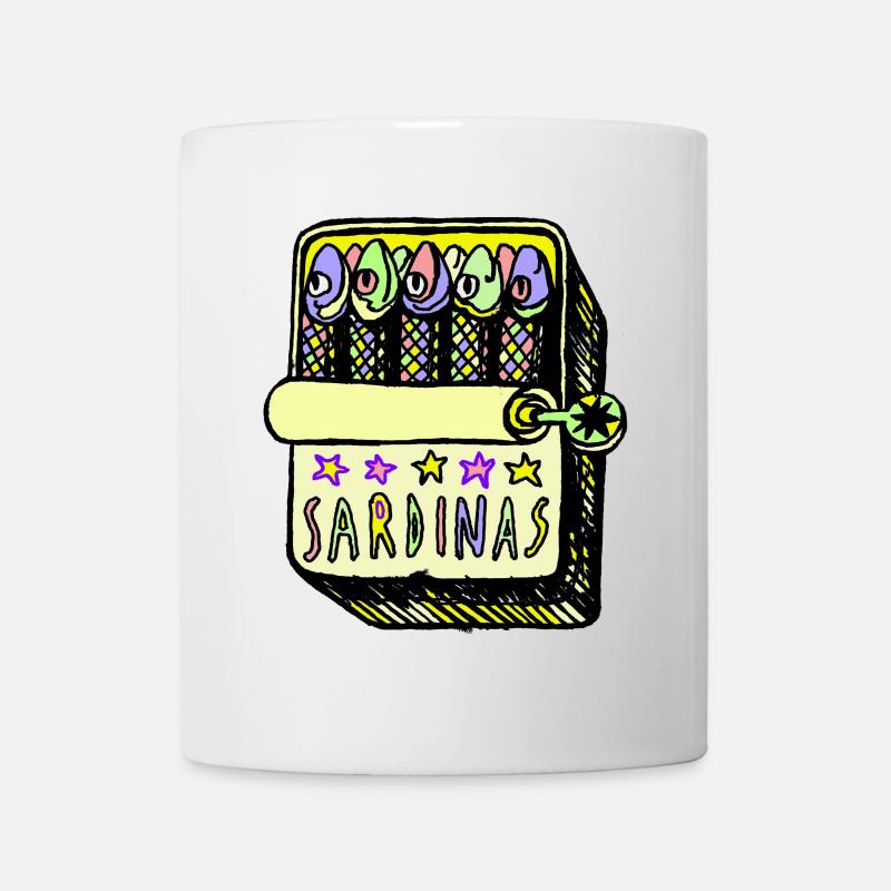 Sardinen - Tasse - Weiß