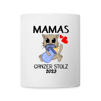 Baby 2023 - Geburt Schwanger 2023 - Tasse - Weiß - Vorne