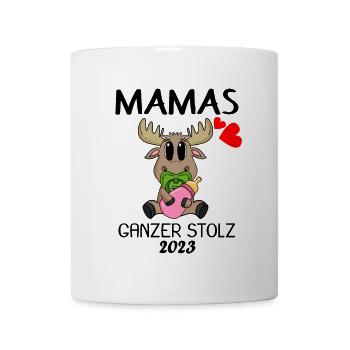 Baby 2023 - Geburt Schwanger 2023 - Tasse - Weiß - Vorne