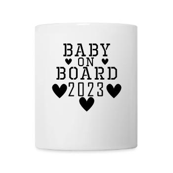 Bébé 2023 - Naissance Enceinte 2023 Grossesse - Mug blanc - blanc - Devant