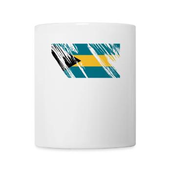 Drapeau des Bahamas - Mug blanc - blanc - Devant