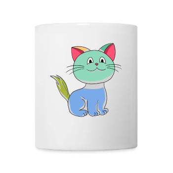 Cat Colorful Colorful Cats Fantasy Baby Kids - Mug - white - Front
