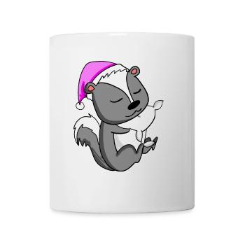 Mouffette - Mug blanc - blanc - Devant