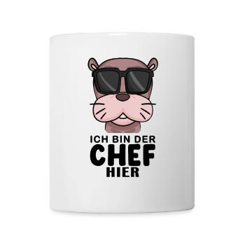 Cool Robbe Chef Spruch - Tasse - Weiß - Vorne